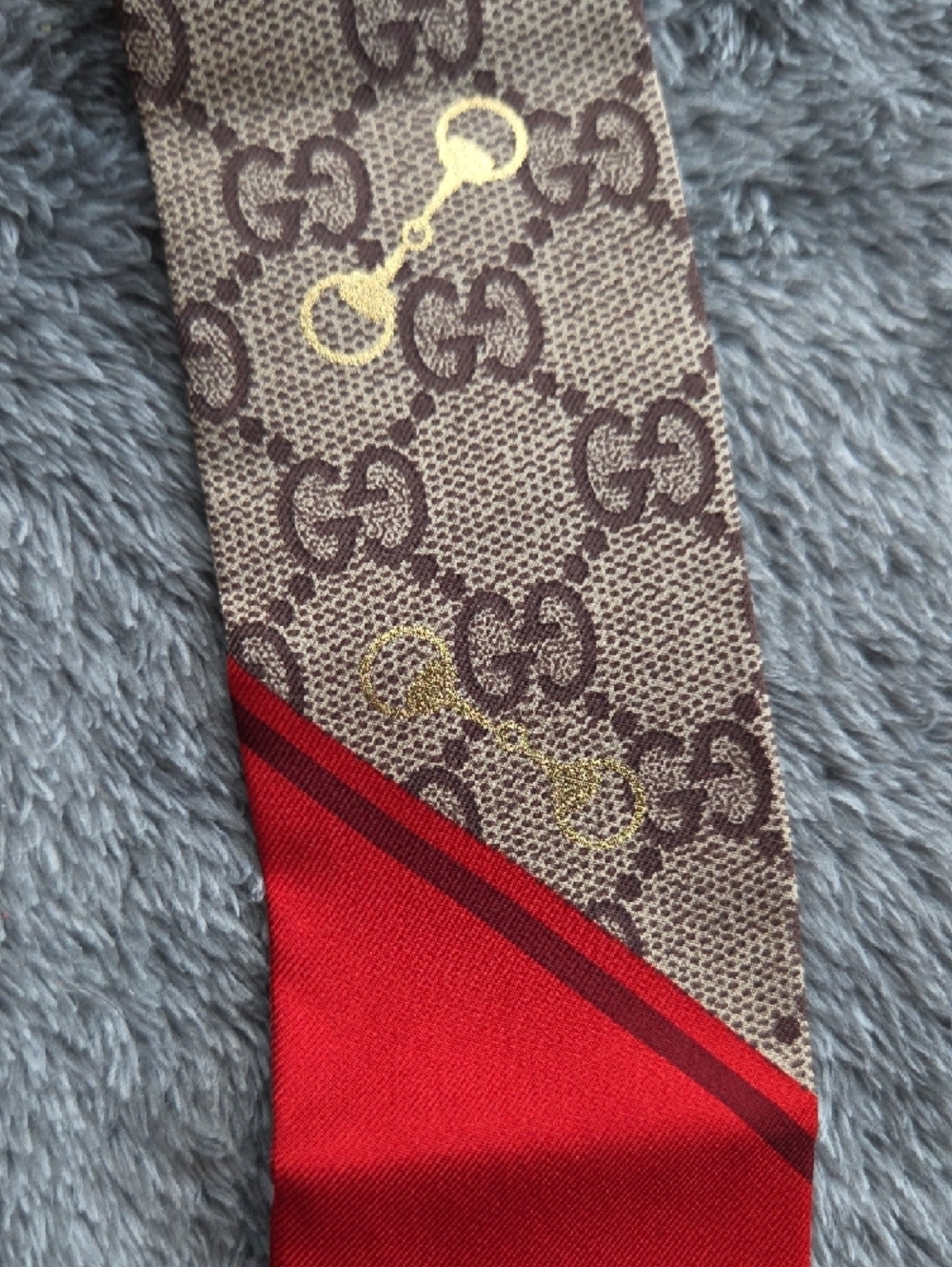 NWT Gucci Monogram Silk Ribbon - Picture 3 of 5